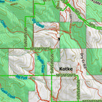 Montana HuntData LLC Montana Mule Deer Hunting District 314 Land Ownerhip Map digital map