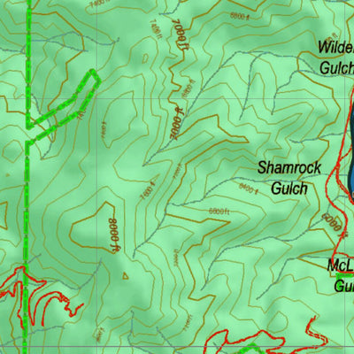 Montana HuntData LLC Montana Mule Deer Hunting District 318 Land Ownerhip Map digital map