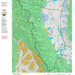Montana HuntData LLC Montana Mule Deer Hunting District 321 Land Ownerhip Map digital map