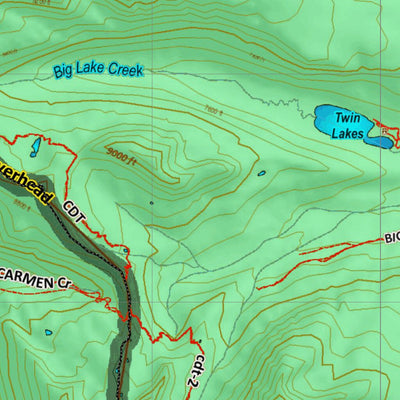 Montana HuntData LLC Montana Mule Deer Hunting District 321 Land Ownerhip Map digital map
