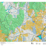 Montana HuntData LLC Montana Mule Deer Hunting District 329 Land Ownerhip Map digital map