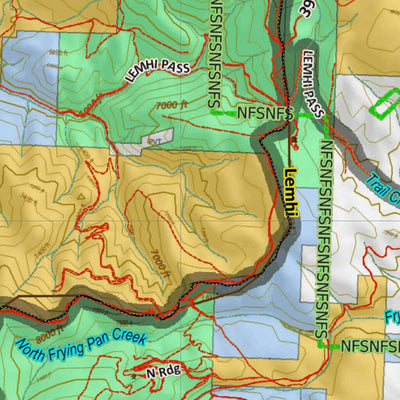 Montana HuntData LLC Montana Mule Deer Hunting District 329 Land Ownerhip Map digital map