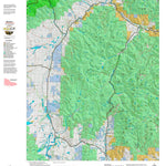 Montana HuntData LLC Montana Mule Deer Hunting District 332 Land Ownerhip Map digital map