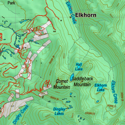 Montana HuntData LLC Montana Mule Deer Hunting District 332 Land Ownerhip Map digital map