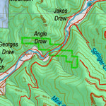 Montana HuntData LLC Montana Mule Deer Hunting District 334 Land Ownerhip Map digital map