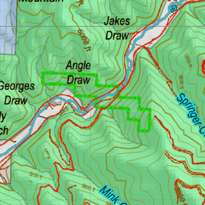 Montana HuntData LLC Montana Mule Deer Hunting District 334 Land Ownerhip Map digital map