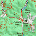 Montana HuntData LLC Montana Mule Deer Hunting District 350 Land Ownerhip Map digital map