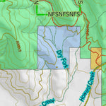 Montana HuntData LLC Montana Mule Deer Hunting District 361 Land Ownerhip Map digital map