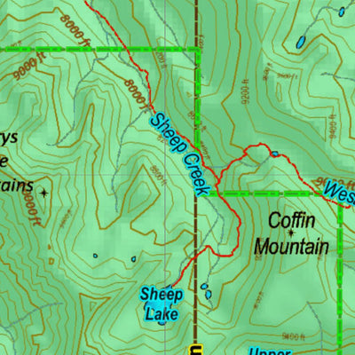 Montana HuntData LLC Montana Mule Deer Hunting District 361 Land Ownerhip Map digital map