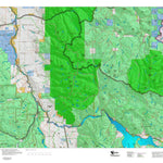 Montana HuntData LLC Montana Mule Deer Hunting District 362 Land Ownerhip Map digital map