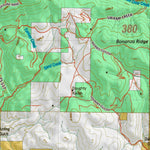 Montana HuntData LLC Montana Mule Deer Hunting District 380 Land Ownerhip Map digital map