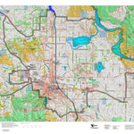 Montana HuntData LLC Montana Mule Deer Hunting District 388 Land Ownerhip Map digital map