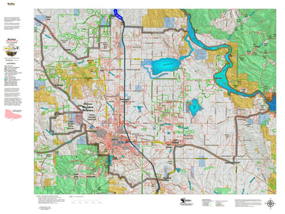 Montana HuntData LLC Montana Mule Deer Hunting District 388 Land Ownerhip Map digital map