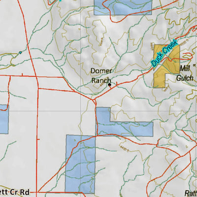 Montana HuntData LLC Montana Mule Deer Hunting District 391 Land Ownerhip Map digital map