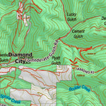 Montana HuntData LLC Montana Mule Deer Hunting District 391 Land Ownerhip Map digital map