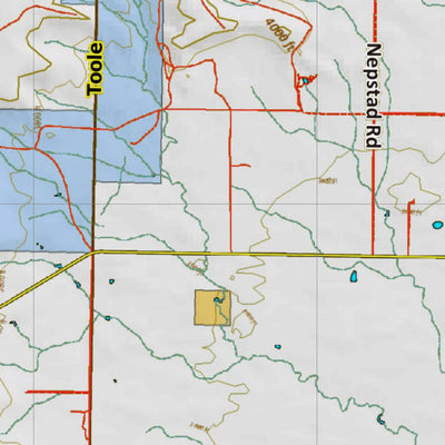 Montana HuntData LLC Montana Mule Deer Hunting District 403 Land Ownerhip Map digital map