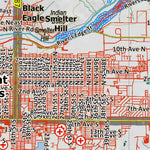 Montana HuntData LLC Montana Mule Deer Hunting District 405 Land Ownerhip Map digital map