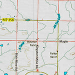 Montana HuntData LLC Montana Mule Deer Hunting District 406 Land Ownerhip Map digital map