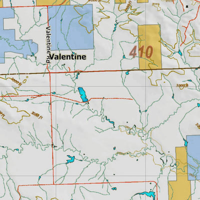 Montana HuntData LLC Montana Mule Deer Hunting District 410 Land Ownerhip Map digital map