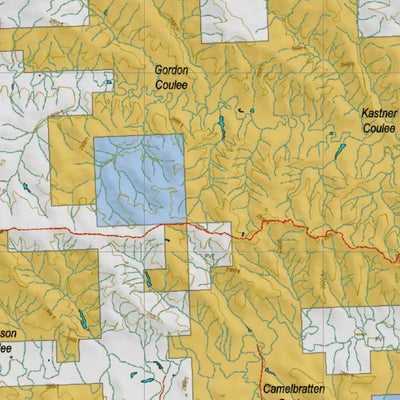 Montana HuntData LLC Montana Mule Deer Hunting District 410 Land Ownerhip Map digital map