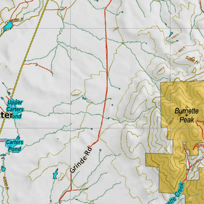 Montana HuntData LLC Montana Mule Deer Hunting District 412 Land Ownerhip Map digital map