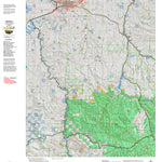 Montana HuntData LLC Montana Mule Deer Hunting District 413 Land Ownerhip Map digital map