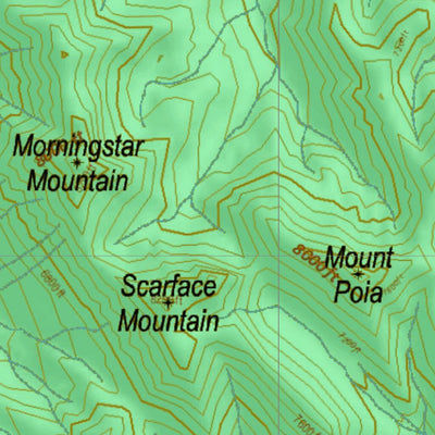 Montana HuntData LLC Montana Mule Deer Hunting District 415 Land Ownerhip Map digital map