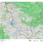 Montana HuntData LLC Montana Mule Deer Hunting District 416 Land Ownerhip Map digital map