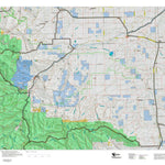 Montana HuntData LLC Montana Mule Deer Hunting District 418 Land Ownerhip Map digital map