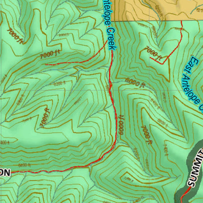 Montana HuntData LLC Montana Mule Deer Hunting District 418 Land Ownerhip Map digital map