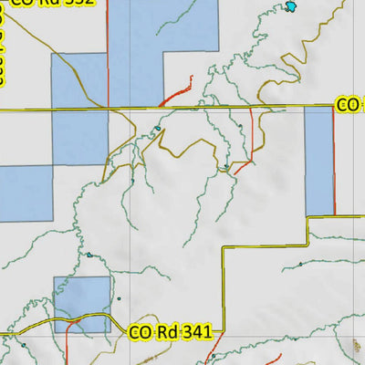 Montana HuntData LLC Montana Mule Deer Hunting District 419 Land Ownerhip Map digital map