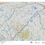 Montana HuntData LLC Montana Mule Deer Hunting District 421 Land Ownerhip Map digital map