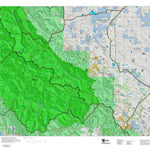 Montana HuntData LLC Montana Mule Deer Hunting District 422 Land Ownerhip Map digital map