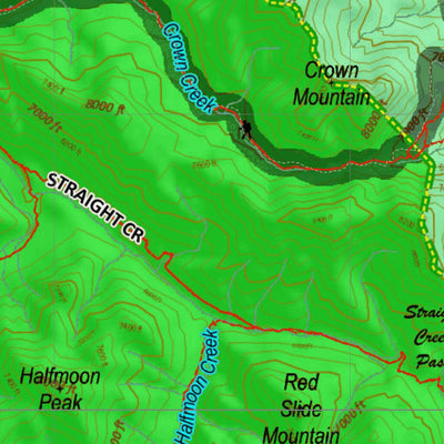 Montana HuntData LLC Montana Mule Deer Hunting District 422 Land Ownerhip Map digital map