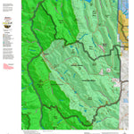 Montana HuntData LLC Montana Mule Deer Hunting District 424 Land Ownerhip Map digital map
