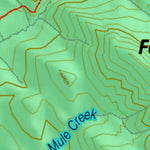 Montana HuntData LLC Montana Mule Deer Hunting District 424 Land Ownerhip Map digital map