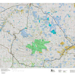 Montana HuntData LLC Montana Mule Deer Hunting District 447 Land Ownerhip Map digital map
