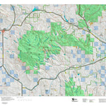 Montana HuntData LLC Montana Mule Deer Hunting District 452 Land Ownerhip Map digital map