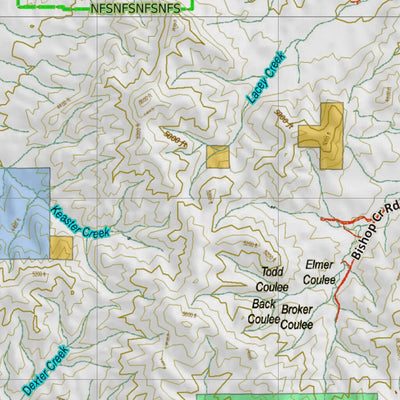Montana HuntData LLC Montana Mule Deer Hunting District 471 Land Ownerhip Map digital map