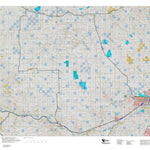 Montana HuntData LLC Montana Mule Deer Hunting District 500 Land Ownerhip Map digital map