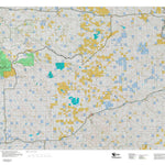 Montana HuntData LLC Montana Mule Deer Hunting District 530 Land Ownerhip Map digital map