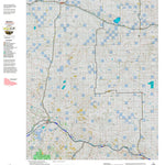 Montana HuntData LLC Montana Mule Deer Hunting District 570 Land Ownerhip Map digital map