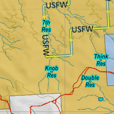 Montana HuntData LLC Montana Mule Deer Hunting District 632 Land Ownerhip Map digital map