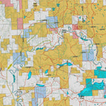 Montana HuntData LLC Montana Mule Deer Hunting District 670 Land Ownerhip Map digital map