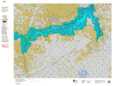 Montana HuntData LLC Montana Mule Deer Hunting District 700 Land Ownerhip Map digital map