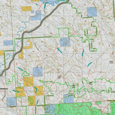 Montana HuntData LLC Montana Mule Deer Hunting District 704 Land Ownerhip Map digital map