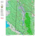 Montana HuntData LLC Mountain Goat Hunting District 101 Land Ownership Map digital map