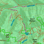 Montana HuntData LLC Mountain Goat Hunting District 101 Land Ownership Map digital map