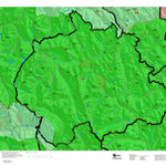 Montana HuntData LLC Mountain Goat Hunting District 142 Land Ownership Map digital map