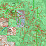 Montana HuntData LLC Mountain Goat Hunting District 240 Land Ownership Map digital map